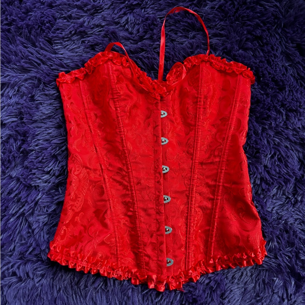 RED CORSET SIZE M
